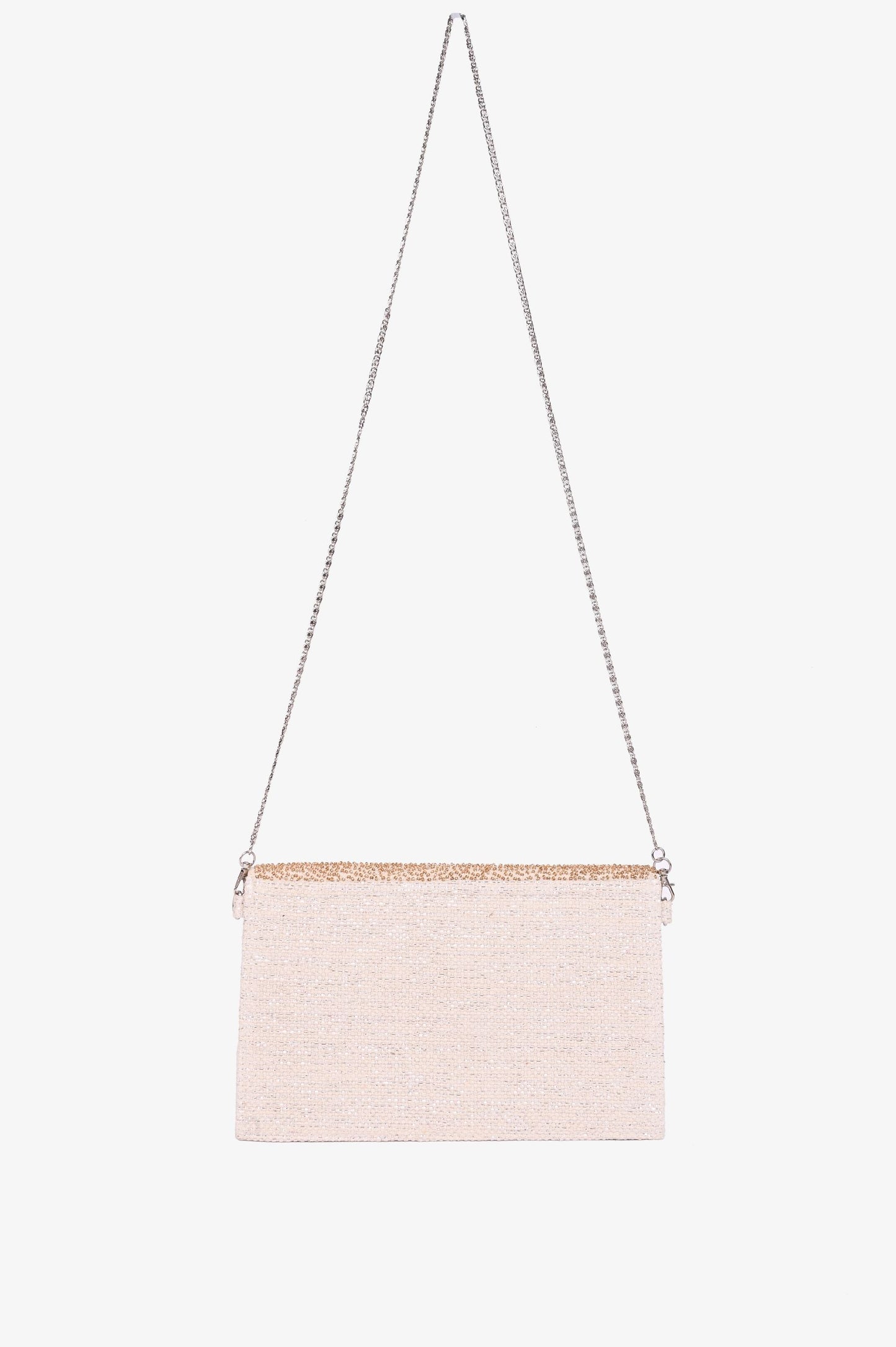 Golden Glam Beaded Clutch - Simply Clutched
