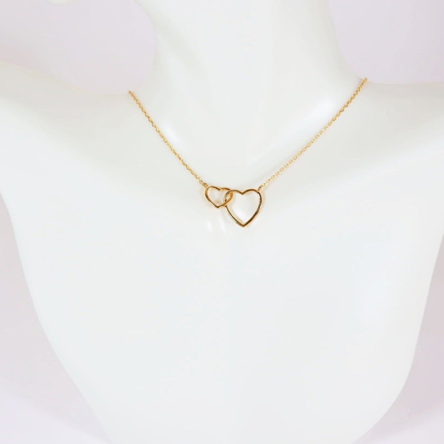 Heart Cutout Link Charm Necklace - Simply Clutched