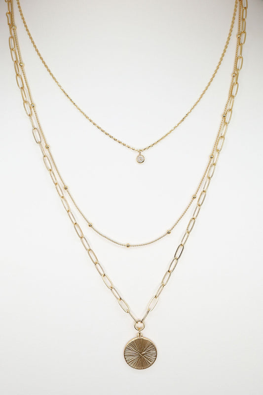 Ocean Multi-chain necklace- Simply Clutched
