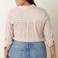 Striped Two Pocket Shirt - Simply Clutched